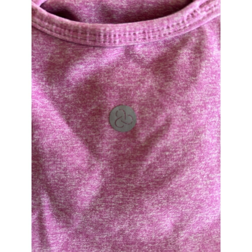 Athlectic Top Sz L Built In Bra By Zella Pink Color - Picture 4 of 4